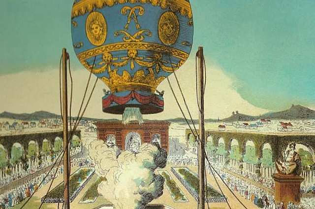 Joseph y Jacques Montgolfier inventan el globo aerostático