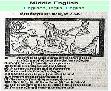 Middle English  1066-1500