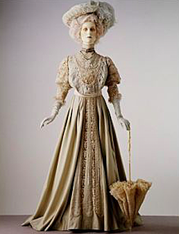 Robe de voyage constituée d'un corsage et d'une jupe,1905