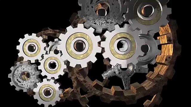 Ordenadores con engranajes y ejes
