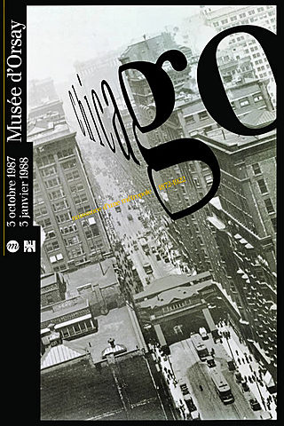 Affiche Chicago de Philippe Apeloig