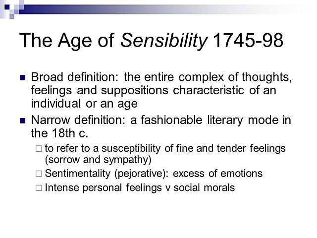 Age of Sensibility