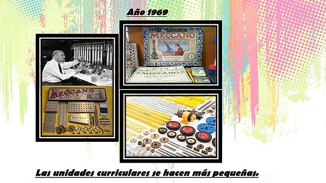 Las unidades curriculares se hacen más pequeñas.