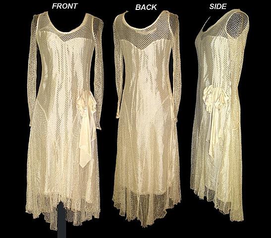 Robe vieux Hollywood Gatsby Flapper nieur Harlow robe authentique
