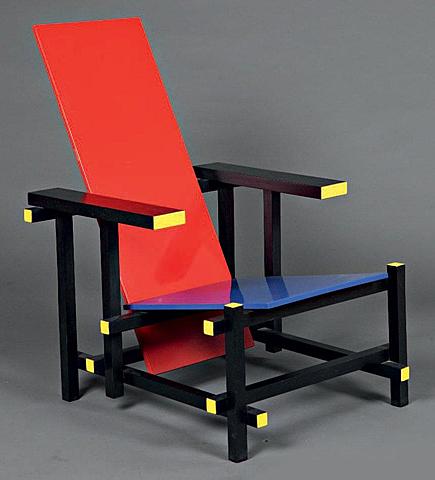 Chaise Red and Blue- Gerrit Rietveld