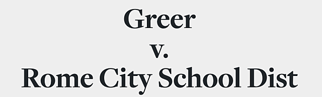 Greer v. Rome City School District