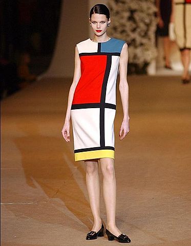 robe mondrian par YVES SAINT LAURENT