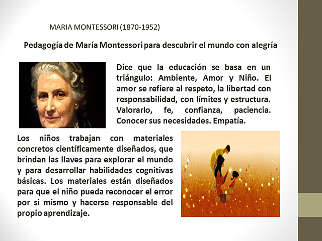 MARÍA MONTESSORI (1870-1952)