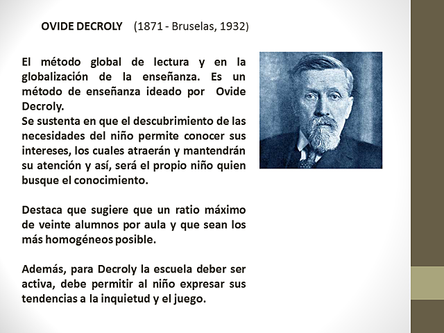 OVIDE DECROLY    (1871 -  1932)