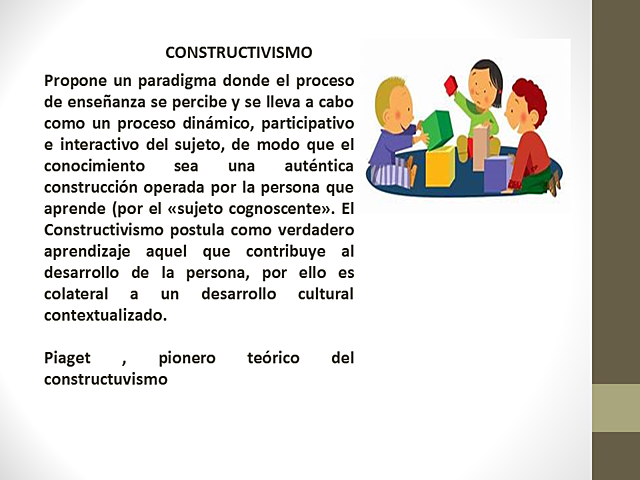 EL CONSTRUCTIVISMO