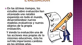 Timeline: Avances de la Evaluación  en los Ultimo Tiempos