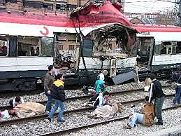 Atentado de los trenes en Madrid España