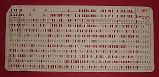 El telar de Jackard aparicon de la primera tarjeta perforada