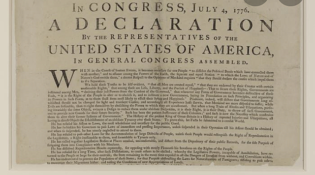 Declaration of Independence