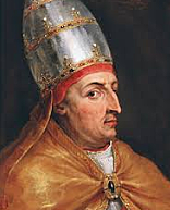 La llegada al solio pontificio de Nicolás V.