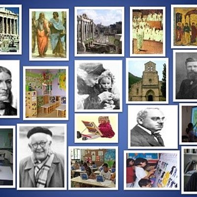 Timeline: LÍNEA DE TIEMPO SOBRE CONCEPTOS DE PEDAGOGÍA Y TEORÍAS DEL APRENDIZAJE SIGNIFICATIVO