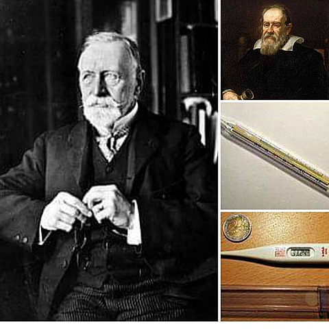 Termómetro clínico portable