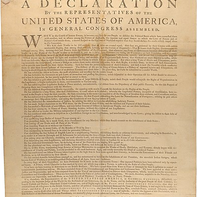 Timeline: Declaration of Independence