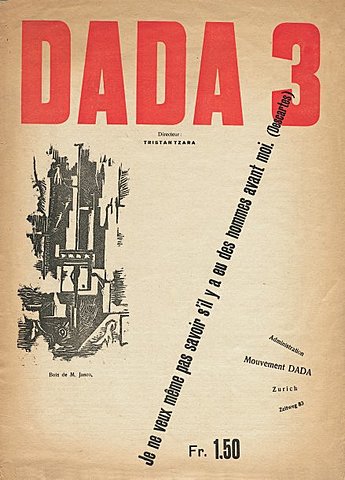 Couverture revue Dada 3 ,1913