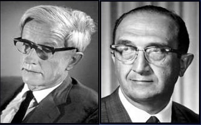 Max Delbruck y Salvador Luria