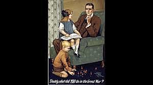 Affiche Daddy de Saville Lumley 1914