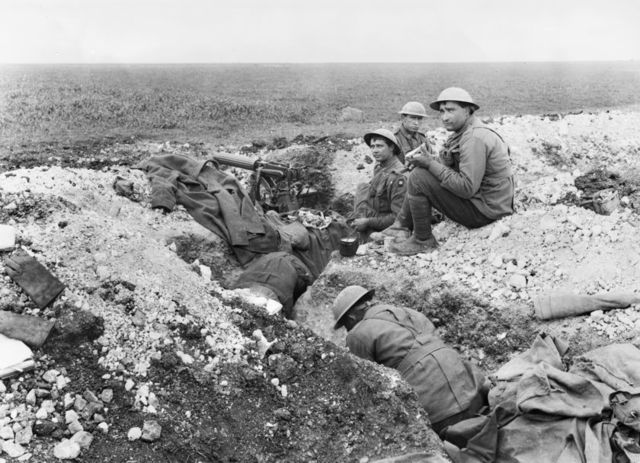 British made a huge offensive on the Western Front