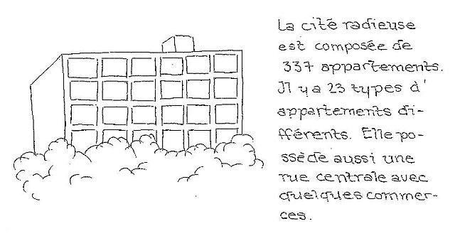 Croquis Analytique: La Cite Radieuse