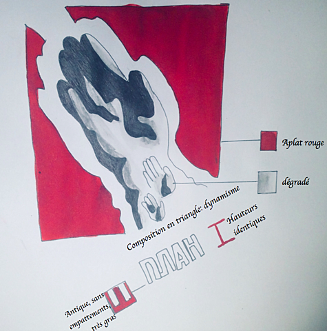 Klutsis – Affiche 5e plan pour le travail – 1930
