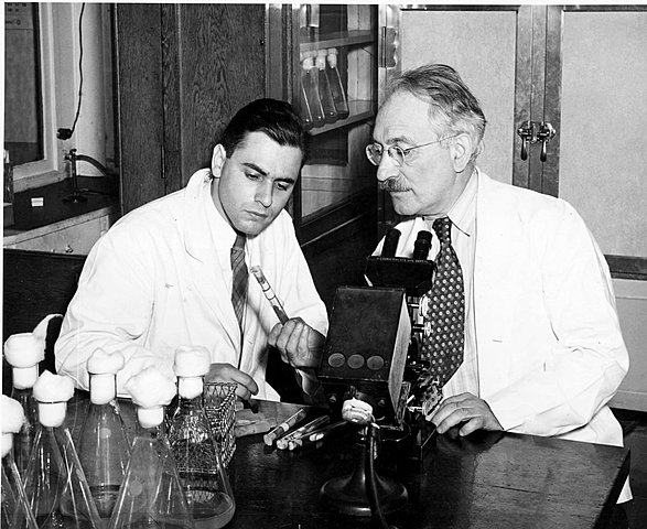 Selman Waksman y Albert Schatz