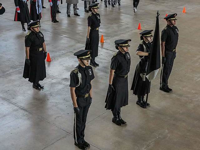 mi primer concurso como abanderada de Legión Seri