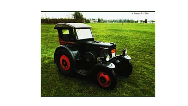 Tractor para transporte.