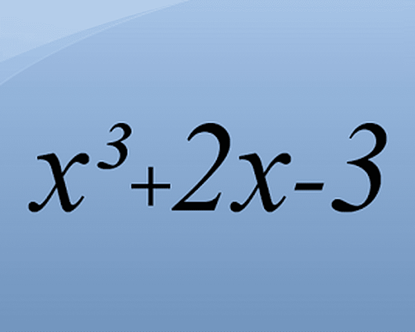 Se resolvió por primera vez problemas de ecuaciones cubicas.
