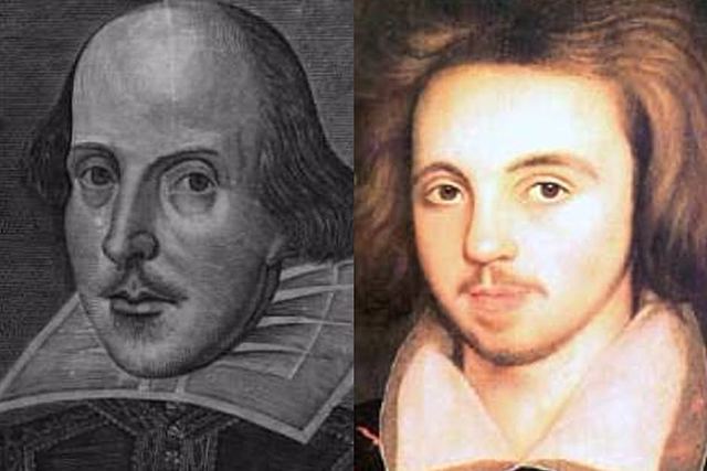 Marlowe and Shakespeare.