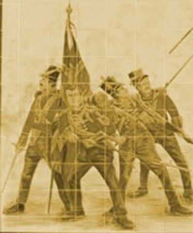 La guarnición y el gobernador Manuel Herck abandonan la plaza de Olivenza