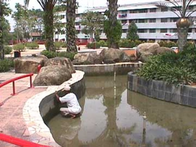 maintenance work to the Millennium Park has started even before the park's official opening
