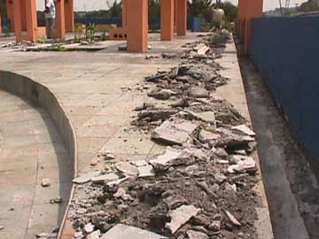 Tiles dug up all too soon