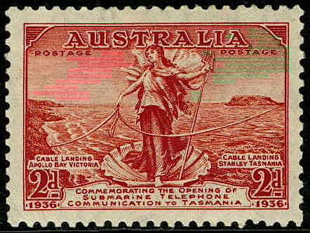 Tasmania gets its first telephone