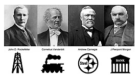 Timeline: Gilded age people