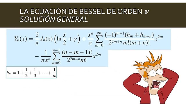 ECUACIÓN DE BESSEL