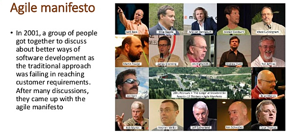 2001 Agile as a project style was codified with the creation of the Agile Manifesto or the Software Development Manifesto