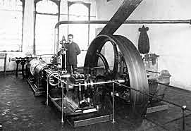 Primeres fàbriques amb màquines de vapor