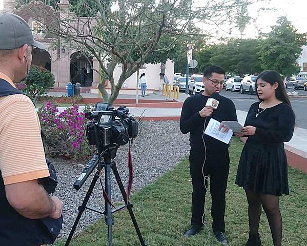 Mi primera salida en televisión