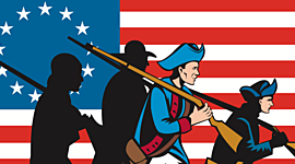 Timeline: den amerikanska revolutionen