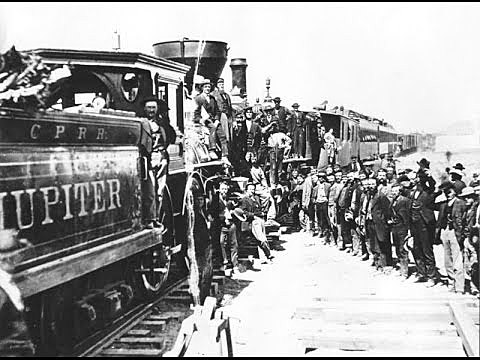 The First Transcontinental Railroad is Completed