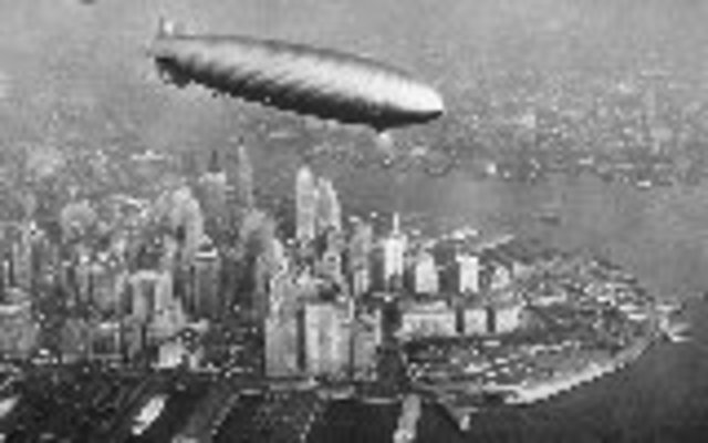 Hindenburg flies first scheduled North Atlantic air service, between Germany and US.