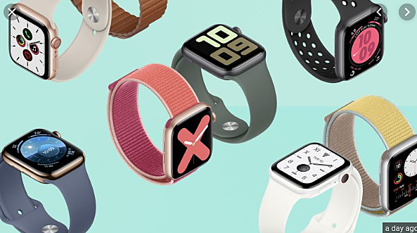 The Apple watch series 5