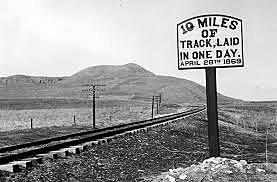10 Miles of Track are Laid in One Day