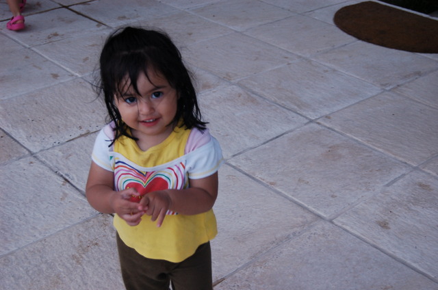 My sister (Astrid) was born