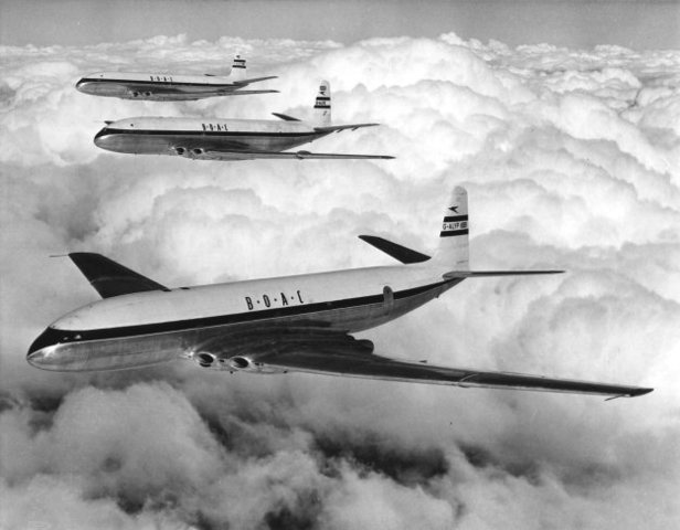 BOAC Comet first with jet service