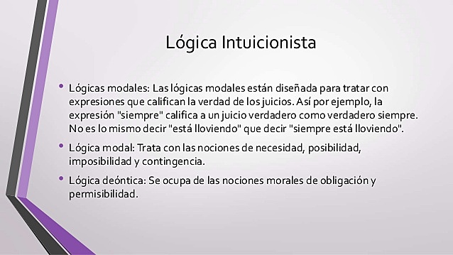 Lógica intuicionista